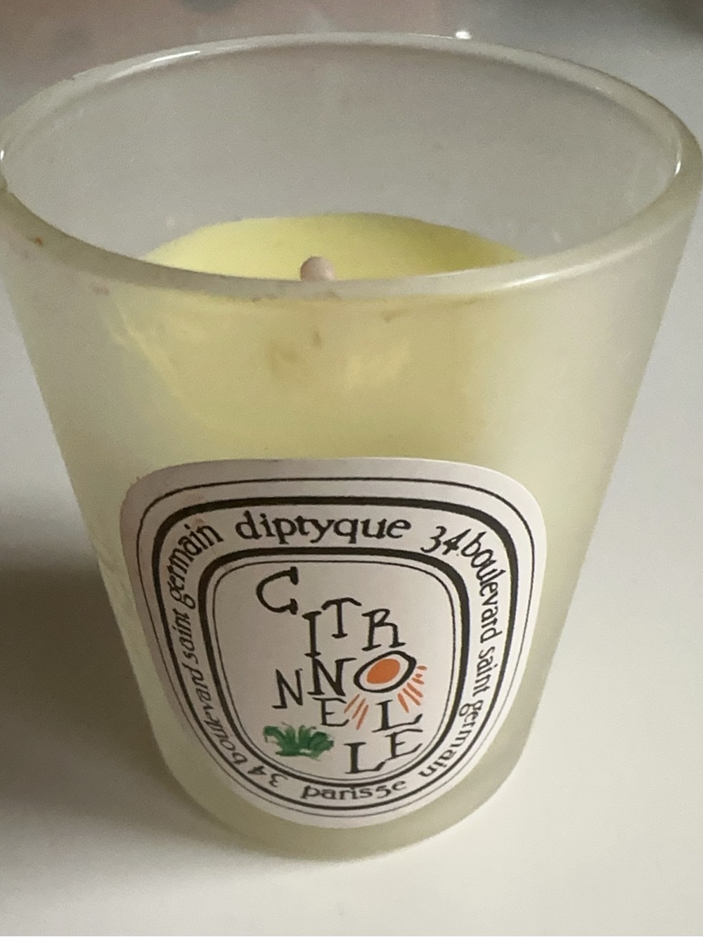 Diptyque Mini Citronelle limited-edition scented candle